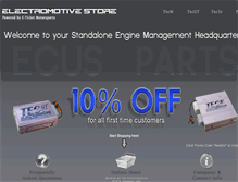 Tablet Screenshot of electromotivestore.com